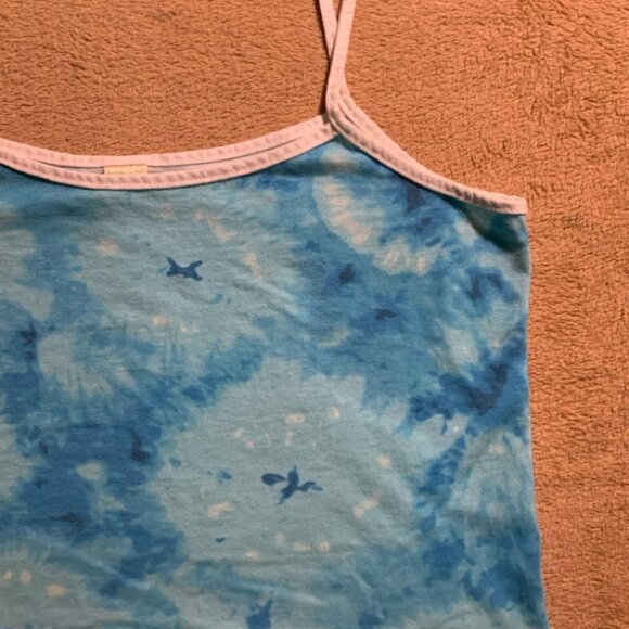 Vintage Lady Wilderness XL Blue Tie-Dye Sport Spaghetti Tank Top‎ (G) - Picture 3 of 8